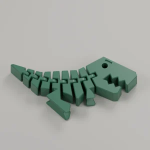 Flexi Rex – verstärkte Gelenke – digitale 3D-Vorschau, kein Produktfoto